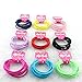 72pcs slim rubber band baby kids children hair scrunchy hair accessories for women ladies girls
