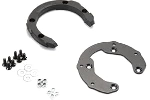 SW-MoTech Zubehör Motorrad-Tankrucksack Quick Lock Quick-Lock EVO Tankringadapter für Adventure-Racks, Unisex, Multipurpose, Ganzjährig, schwarz