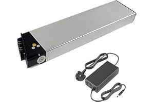 SDTYYP E-Bike Battery 48V 12.8Ah Folding Built-in Electric Bicycle Lithium Battery for SAMEBIKE 1000W 800W 750W 500W 350W Bike Motor with Charger and BMS