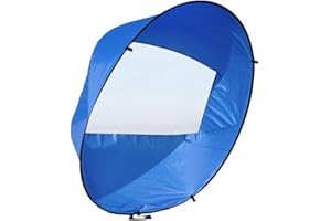 Nrkin 42" Kajak Windsegel Paddel Tragbar Kanus Popup Downwind Segel Kit,Downwind Wind Paddle Kayak Sail, Kayak Wind Sail, Kayak Accessorie,Mit Aufbewahrungstasche,faltbarem Paddle-Board-Zubehör.