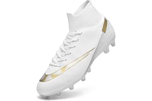 GOGOUP Scarpe da Calcio Uomo FG/AG Professionale Sportivo All'aperto Scarpe da Allenamento Spike Teenager Scarpe da Calcetto Antiscivolo