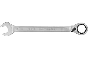 BRILLIANT TOOLS BT013810 Clés polygonales à cliquet contre-coudées, 10 mm [Powered by KS TOOLS], Argent