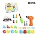 Produktbild Leobtain 237 Stücke Kit Kreative Bohrmaschine Schraube Puzzle Lernen Spielzeug 2D 3D Modelle Blöcke Montage DIY Stiel Pädagogisches BAU Set für Kinder Geschenk