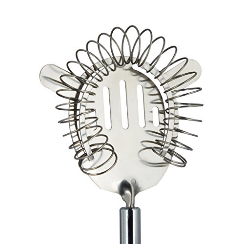 6 teiliges Bar-Set aus Edelstahl, Flachmann 200ml, Shaker, Barsieb, Messbecher, Cocktaillöffel, Eiswürfelzange, Cocktailset - 7