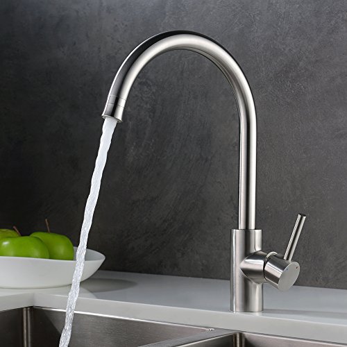 Homelody Wasserhahn Küche mit Brause Küchenarmatur 360° schwenkbar/drehbar Auslauf Spültischarmatur Spülbecken Spültisch Armatur Mischbatterie für Küche - 5