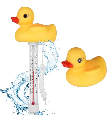 Termometro Galleggiante Per Piscina, Termometro Per Piscina Shrenfox A Forma Di Anatra Termometro Per Acqua Infrangibile A Forma Di Anatra Con Termometro Galleggiante A Corda 69441270