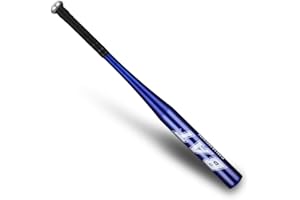 EMMEXX Batte de Baseball Aluminium 34 Pouces Bleu Noir Argent au Choix Batte Base-Ball métal Adulte Pro Léger pour Exercice Joueurs Jeu Homme Femme 86cm de Longueur Solide Durable à la Mode (Bleu)
