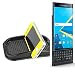 Produktbild Für Blackberry Priv Selbsthaftende Gummi Halterung für das Armaturenbrett / Schreibtisch schwarz Armaturenbretthalterung Handyhalterung Smartphonehalterung für Blackberry Priv Anti Rutsch Matt