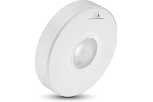 Maclean MCE293 infraröd rörelsesensor med skymningsbrytare 360° IP65-sensor detektionsområde upp till 8 m