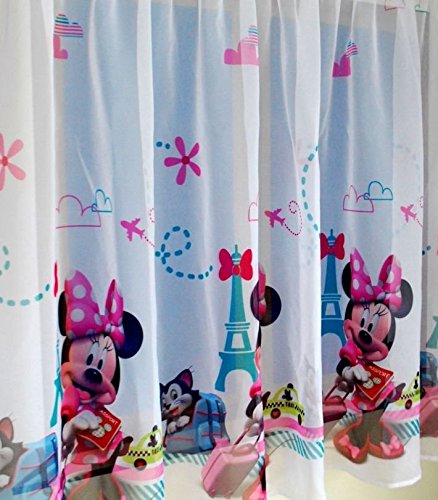 1x Gardinen mit universalband DISNEY MINNIE MOUSE Teil 150cm B x 150cm L - 2