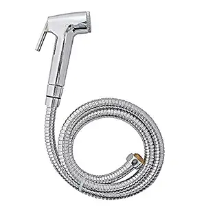 Aimex Premium Quality ABS Plastic Health Faucet with Stainless Steel Tube and PVC Holder, Chrome Finished