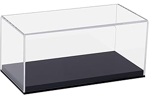 HMF 46801 Vitrine en Acrylique pour Voitures Miniatures, Figurines | 24 x 12 x 11 cm | Transparent