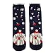 Produktbild ODJOY-FAN Weihnachten Frau Baumwolle Socken, Mehrfarbig Damen Winter Socken Weihnachtsmann Gedruckt Socken Casual Damen Socken Elch Mittleres Rohr Socken Tier Socks (B,1 PC)