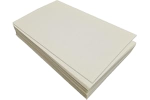 Jtnohx Feltro per L'artigianato, Fogli di Feltro Rigido di 1 mm di Spessore, 32 Pezzi di Tessuto di Feltro, 17,78×28,7 cm di Feltro di Colore per il Cucito e la Decorazione del Partito (Beige)