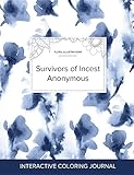 Image de Adult Coloring Journal: Survivors of Incest Anonymous (Floral Illustrations, Blue Orchid)