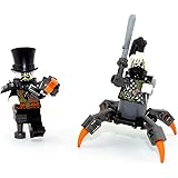 LEGO Ninjago 2 Figuren Eisen Baron und Sein Kumpel der beinlose Jäger mit Waffen