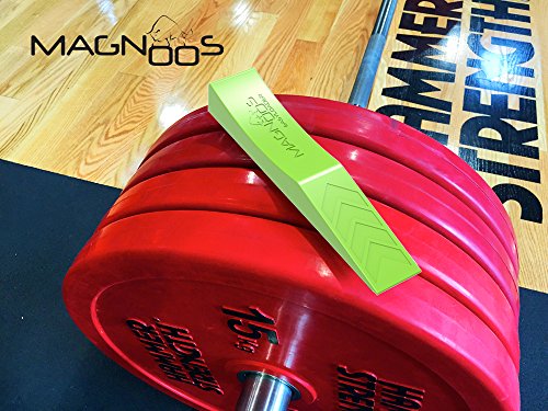 MAGNOOS Easyloader – Mühelos Gewichtsscheiben Be- und Entladen | Ideal für Kreuzheben, Crossfit, Gewichtheben, Strongman, Powerlifting, Strength & Fitness Athleten | Rutschfeste Flächen | Perfekter Halt | Kein Wegrollen Mehr Möglich | Das Perfekte Weihnachts-Geschenk für starke Athleten - 6
