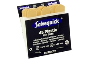 Salvequick Sofortpflaster Einsatz 45 Plastic REF 6036
