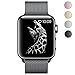Produktbild Apple Watch Band, minilop Edelstahl Milanaise Ersatz Band mit Magnetverschluss Verschluss für iWatch Sport & Edition (38mm-Black)