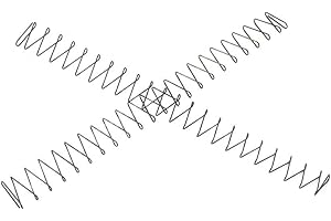 jiuxinyun Molla di compressione rettangolare da 2-10 pezzi con diametro del filo a molla quadrata 0,8-1,2 mm(FW-BH1.2x12x29x220,2PCS)