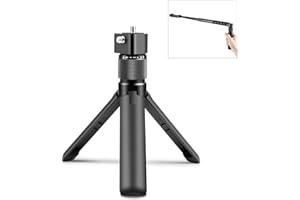 Insta 360 X4/X3 Bullet Time Handle Treppiede Impugnatura Rotante per DJI Pocket 3/ Go Pro, PULUZ Desktop Treppiede Stand Action Camera Selfie Stick
