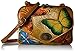 Produktbild Anuschka handbemalte Ledertaschen, Schultertasche für Damen, Geschenk für Frauen, Handgefertigte Handtasche, Umhängetasche mit doppeltem Reißverschlussfach (Schmetterling, Earth Song 593 EST)