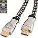 Produktbild Toptrend 4K HDMI Kabel - 3,63m HDMI 2.0 - unterstützt 1080p, 3D, 2160p, 4K UHD, HDR, Ethernet und Audio Return - CL3 für Wandinstallationen - HDTV, Xbox, Blu-ray-Player, PS3, PS4, PC