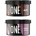 Involve Your Senses ONE Musk Organic Car Perfume & ONE Frenchwood Fragrance Organic Car Perfume Combo -Pack 2 | Long lasting fregrance | Car fresheners | Car accessories interior