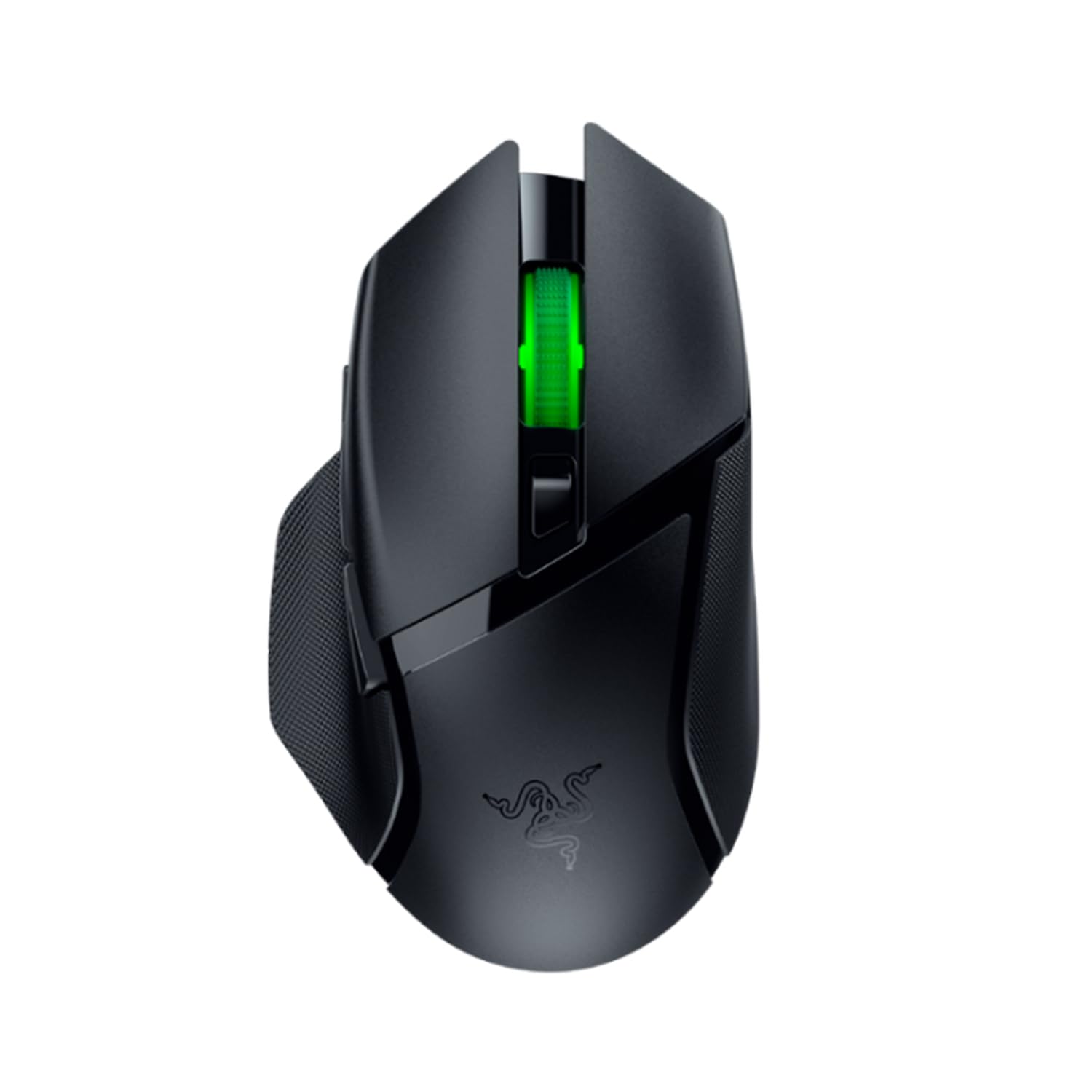 Razer Basilisk V3 X Hyperspeed draadloze gamingmuis (iconische ergonomische vorm met 9 programmeerbare toetsen, draadloos, HyperSpeed, geavanceerde optische 5G-sensor van 18 K) zwart