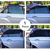 SEHR EINFACHE INSTALLATION. Die Sonnenblenden können einfach über die obere Hälfte der geöffneten Tür gestreift werden und werden durch das Schließen der Tür straf gehalten. Wenn man die Sonnenblenden nicht benötigt, kann man diese ohne weiteres zusammen rollen und somit schützten.