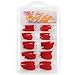 Fashion Gallery 100Pc French False Acrylic Nail Tips Art Red