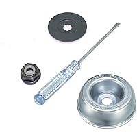 Gartenmaschine Rasenmäher Stihl Klingenadapter Kit Schubscheibe Rider Platte, Kragen Mutter, Wartung Schraubendreher…