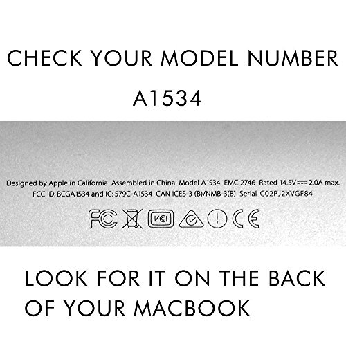 MacBook 12 Retina Hülle Case, iNeseon Ultra Slim Gummierte Hartschale Tasche Cover Shell, US Transparent und EU Transparent Tastatur Abdeckung Schutzhülle für Apple MacBook 12 Zoll mit Retina Display [Modell:A1534] (Transparent) - 2