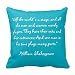 As You Like It Shakespeare Quote Throw Pillow Cover Stylish,Decorative,Unique,Cool,Fun,Funky Beauty POP 18 X 18 Inch Two Sides