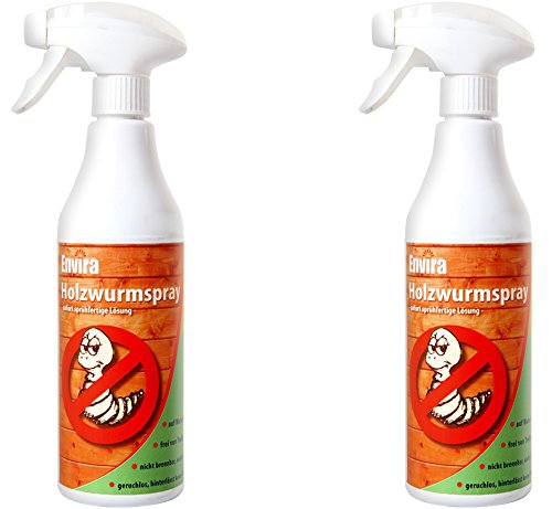 ENVIRA Holzwurmmittel Holzschutz 2x500ml