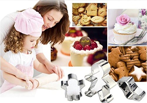 Honel 10 pc Metal Cookie Cutter Set Pancake Mold Biscuit Mold DIY Decor Shape Maker Home Tool