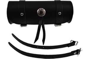 ZIGZAGMARS Werkzeugrolle Werkzeugtasche, 1 Concho, Leder, Motorrad, Chopper