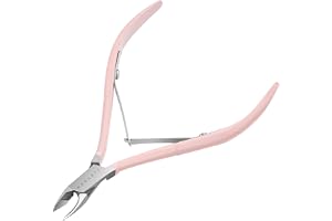 Makartt Nagelbandstång och borttagare rosa prof. nagelbandssax av rostfritt | Extremt vass och exakt, 1-skärningsteknik, ren nagelvård, perfekt för hemmet, perfekt för nybörjare