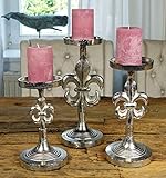 100 % HANDARBEIT: Die 3 Kerzenständer wurden zu 100 % von Hand und mit viel Leidenschaft gefertigt. Die Kerzenständer aus Aluminium wurden komplett von Hand gegossen und bearbeitet.
