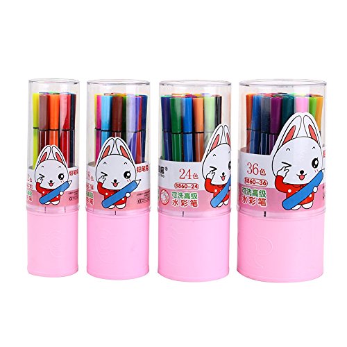 Waschbar Aquarell Stifte Farbig Bleistift Set Marker Malerei Zeichnung Kunst Zubehör Für Kinder Erwachsene Malbuch Zeichnung Skizzieren ( Farbe : 36 Colors ) - 9