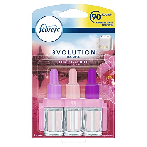 Febreze 3Volution - Recharges pour Désodorisant Électrique Thaï Orchidée - 20 ml