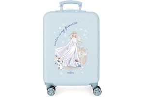 Disney Frozen Adventure Of My Mind Kabinentasche, Blau, 34 x 55 x 20 cm, starr, ABS-Kombinationsverschluss seitlich, 32 l, 2,7 kg, 4 Doppelräder, Handgepäck.