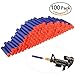 Produktbild ULTNICE 100pcs EVA Foam Darts nachgefüllten Sucker Kugeln Blaster für Nerf Elite Toy Gun fluoreszierenden Glühen In der Dark(Blue) Kids