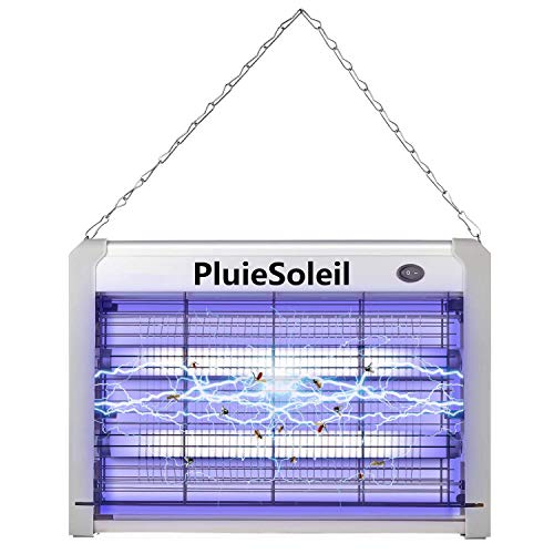 PluieSoleil Anti-Moustique Lampe Tueur Moustique Électronique, Piège à Moustique Lampe Electrique UV Anti-Mouche, Destructeur Insecte No Toxique 20 W pour Salon, Chambre, Cuisine 20-120M²