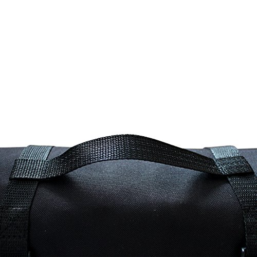 32 Taschen Werkzeugrolle von Belle Vous – Ausrollbare Aufbewahrungs Tasche für Gartenwerkzeuge, Elektriker, Zimmermänner, Klempner, Techniker und Maler – Der Ultimative Hochleistungs Werkzeugs Träger - 3
