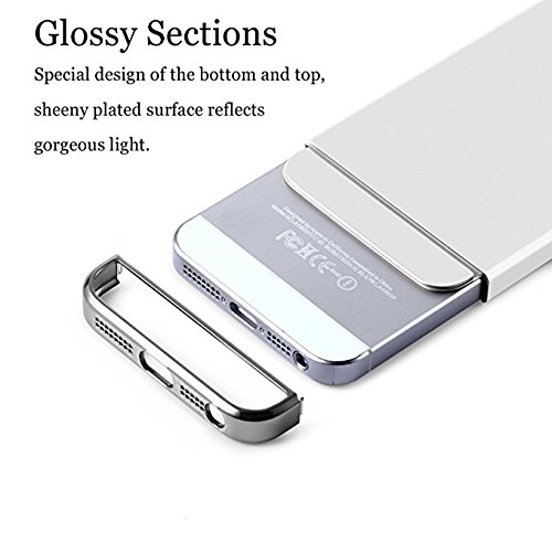 Funda iPhone SE PRO-ELEC Carcasa iPhone SE 5S 5 con Protector de Pantalla de Cristal Templado Completo 3 en 1 Desmontable Ultra-Delgado Anti-Ara azos Funda para iPhone SE 5 5s Carcasa para iPhone SE 5s 5 - 4 0 pulgada - Plata reviews Funda iPhone SE PRO-ELEC Carcasa iPhone SE 5S 5 con Protector de Pantalla de Cristal Templado Completo 3 en 1 Desmontable Ultra-Delgado Anti-Ara azos Funda para iPhone SE 5 5s Carcasa para iPhone SE 5s 5 - 4 0 pulgada - Plata