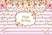 Produktbild MMPTn 5x3ft Alles Gute zum Geburtstag Hintergrund Mädchen Goldschmuck Rosa und Weiß Gestreiften Hintergrund Frische Blumen Banner Geburtstagsfeier Dekoration Fotostudio Requisiten