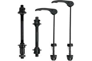 KEDIDO Yisscen 1 Juego Palanca Liberación Rápida, Rápida Palanca de Liberación Bicicleta Carretera Eje Hueco Buje Bicicleta Trasero Delantero, Palanca Liberación Rápida Bicicleta de BMX, MTB