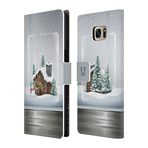 Head Case Designs Kabin Weihnachten Im Einweckglas Brieftasche Handyhülle aus Leder für Samsung Galaxy S7 Edge Head Case Designs Kabin Weihnachten Im Einweckglas Brieftasche Handyhülle aus Leder für Samsung Galaxy S7 Edge