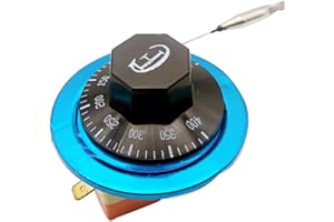 DAZZLEEX Drehknopf Temperaturschalter Wja-400 AC 16A 250V 50-400 Kapillare Thermostat